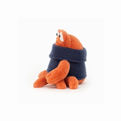 Jellycat Cozy Crew Crab New Zealand | VZJSG3168